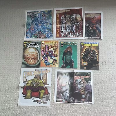 Wizard Comic + Comic Shop News Marvel Lot Of 9 MRCSNW • $12