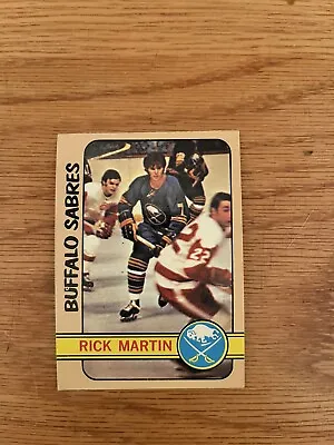 $1.75 • Buy 1972-73 Topps Hockey Card #145 Rick Martin Rookie Card Buffalo Sabres