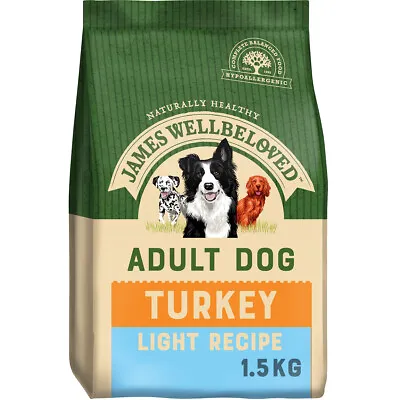 James Wellbeloved Adult Dog Senior Grain Free Fish Kibble Dry Dog Food 1.5kg • £12.85