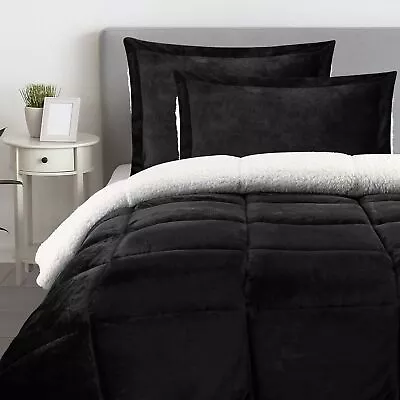 All Season Alternative Fleece Comforter - Reversible Sherpa Utopia Bedding • $40.84