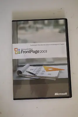 Microsoft Office FrontPage 2003 With Product Key • $49.95