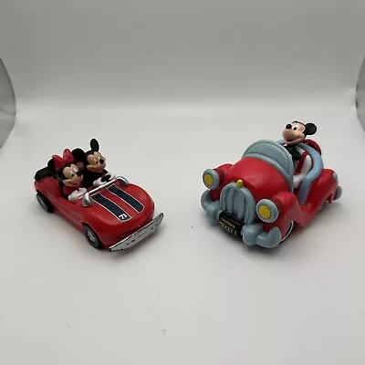 Disney's Mickey And Minnie Rally Race Car And Solo Mickey Lot Of 2 • $8.99