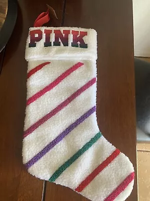 Victorias Secret PINK Christmas Stocking Sherpa New • $7.99