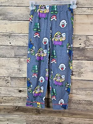 Super Mario Brothers Pajama Pants 6/7 Waist Unstretched 20  Hips 29  Inseam 19  • $24.95