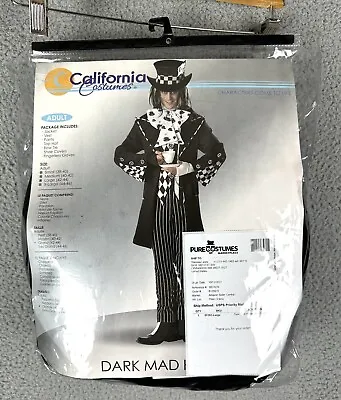 Brand New Dark Mad Hatter Alice In Wonderland Adult Costume Large • $49.99