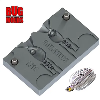 FishingSinkerMold  AluminiumFishingMold Lure Making Lead Molds Jig High Pitcher • $38.98