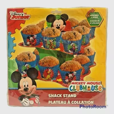 Disneys Mickey Mouse Clubhouse Disposable Cupcake Snack Birthday Stand • $7