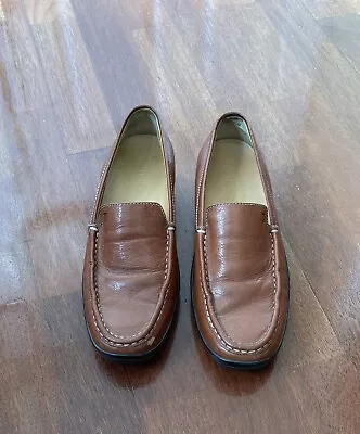 Tod's  Tan Leather Loafer Penny Loafer Moccasin Driving Shoes 36  1/2 • $41.25