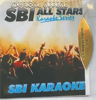 SBI KARAOKE DISC CD+G - SBI037 EXTREMELY RARE MARTINA McBRIDE HITS 15 SONG V.1 • $18.95
