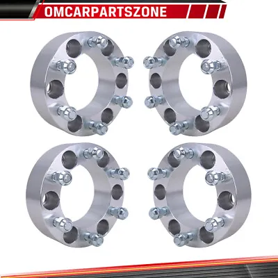 4x 2 Inch 6x5.5 Hub Centric Wheel Spacers For Chevy K1500 Tahoe GMC Sierra Truck • $72.95