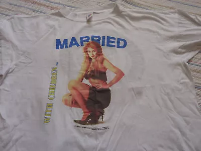 Vintage 1993  Married With Children Kelly Bundy T-shirt By The German Fan Club  • £10.99