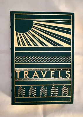 SIGNED Travels Michael Crichton 1st Ed. Franklin Library W/Insert HC Memoir • $70