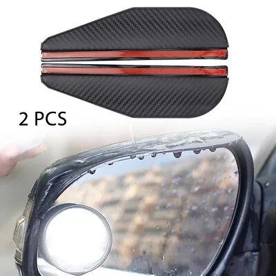 Black Rear View Side Mirror Rain Board Eyebrow Guard Sun Visor Car Accessories • $4.03