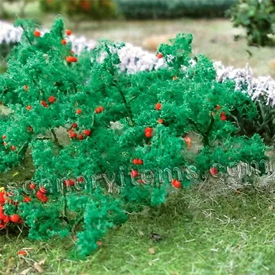  MP SCENERY 10 Tomatoes Trees O Scale Architectural Model Plants Railroad • $7.90