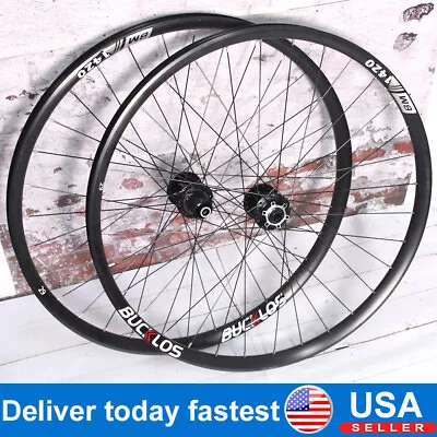 Mountain Bike Wheels 29  Disc Brake Clincher Wheelset Rim Aluminum Thru Axle Hub • $196.99