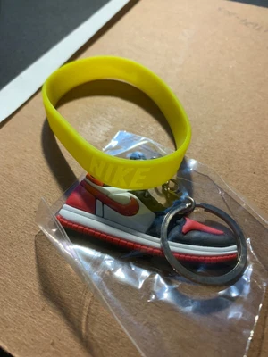 $8 • Buy Sneakers Key-Chains 2D  Retro Shoe Key Chain , Still Sealed , With Bracelet .