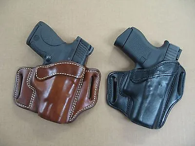 Azula Leather OWB 2 Slot Pancake Belt Holster CCW For..Choose Gun & Color - A • $49.95