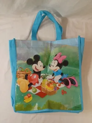 Disney Mickey Mouse Minnie Mouse Picnic Reusable Tote Bag 12 X 13 • $11.63