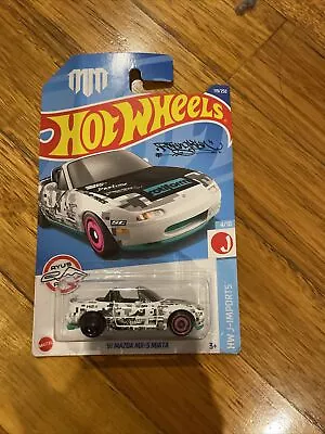 2022 Hot Wheels J-imports 4/10 #119 -  91 Mazda Mx-5 Miata - Long Card • $5