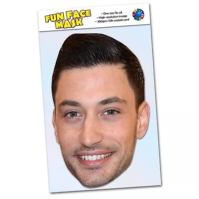 Giovanni Pernice - Ready To Wear Celebrity Card Face Mask - Optional Standee • £3.99