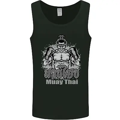 Muay Thai Boxing MMA Martial Arts Kick Mens Vest Tank Top • £10.49