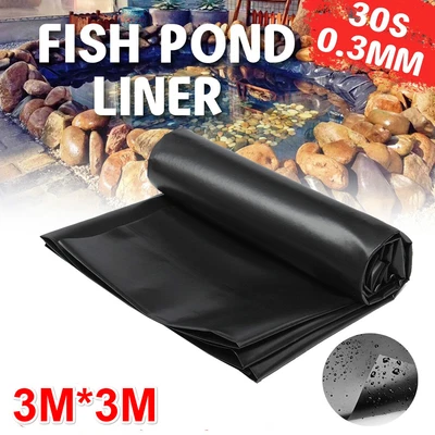 £12.49 • Buy 10FT Fish Pond Liners Outdoor HDPE Heavy Duty Guarantee Pool Garden Landscaping