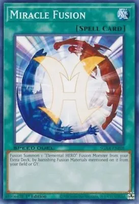 Yugioh! Miracle Fusion - SGX4-ENE05 - Common - 1st Edition Near Mint English • $0.99