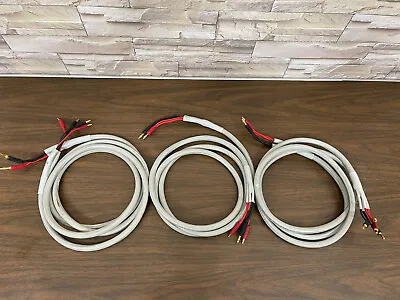 Monster Cable M Series  M.75  Speaker Cables 3 Cables Pair 8’ Feet Single 9’6” • $145