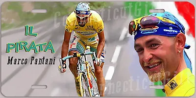 MARCO PANTANI Cycling License Plate 6x12 Inches  • $27.99