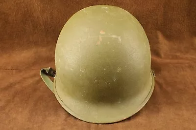 US Army USMC Marine Vietnam Rear Seam M-1 Steel Combat Helmet & Post-VN Liner • $9.99