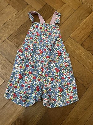 £1.20 • Buy Mini Boden Girls Cord Floral Short Dungarees Age 8-9 Years