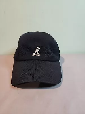 Black Kangol Tropic Ventair Spacecap Medium Used • $24