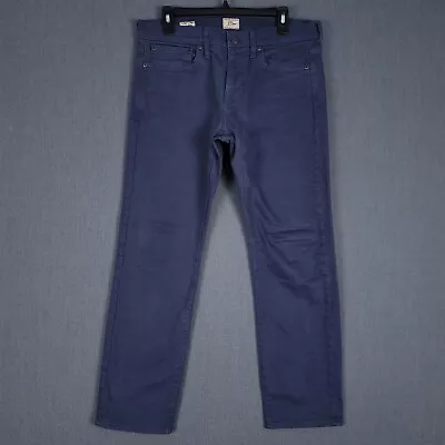 J Crew Pants Mens 32x30 (33x29) Blue 484 Slim Fit Stretch Kurabo Japanese Fabric • $31.23