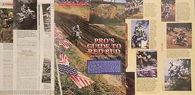 1999 Ride Red Bud 5pg Motorcycle Article LaRocco Ricky Carmichael Mike Brown • $7.99