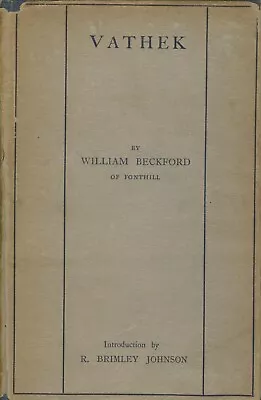 Vathek William Beckford 1922 HC Abbey Classics Good/Fair Condition • $25