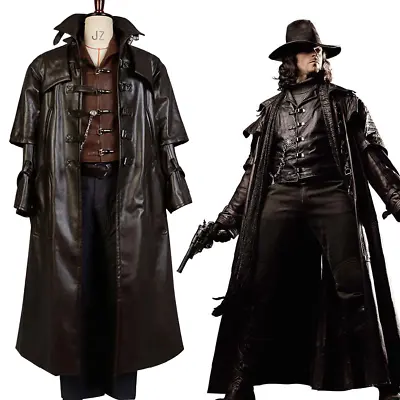 Abraham Van Helsing Costume Hunter Of Monsters Cosplay Vampire Hunter Outfit • $112.50