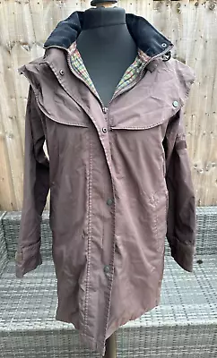 Jack Murphy Outdoor Rain Coat Windcheater Brown Size 8 UK See Description • £12.99