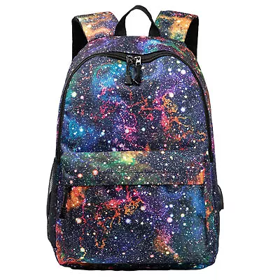 Students Backpack Galaxy Space Bag Kids Adults Rucksack School Work Bag • $57.09