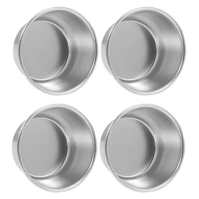 £7.23 • Buy 4Pcs Mold Metal Muffin Cups Tart Tins Pudding Moulds Cookie Molds For Baking