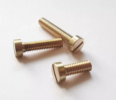 14 BA Brass Cheese Head Machine Screws / Bolts (UK Manufacturer) • £7.34