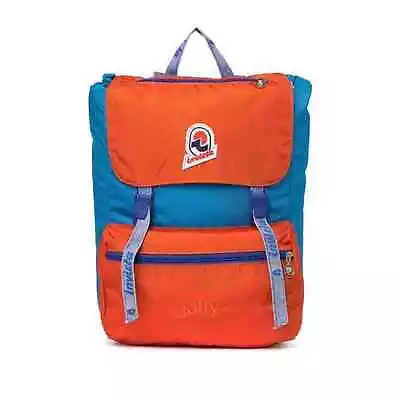 Invicta Jolly III Vintage Icon Backpack Orange/Blue/Denim 206001024 B37 • $90