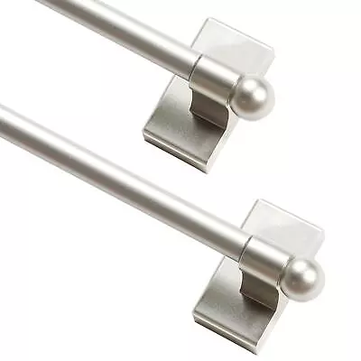 2 Pack Magnetic Curtain Rod Magnetic Curtain Rods For Metal Doors Multi-Use A... • $29.96