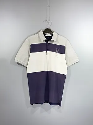 Yves Saint Laurent Vintage YSL Logo Polo Shirt Size S • $40