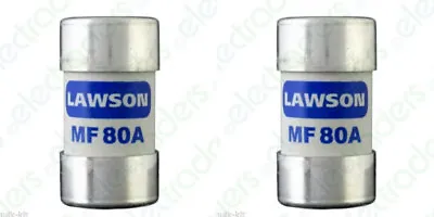 £11.70 • Buy 2 X Lawson MF80A Cut Out Fuses - 80 Amp BS88