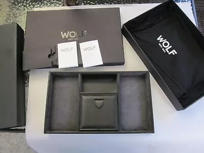 Wolf Blake Leather Valet Tray 0400014719580 • $134.18