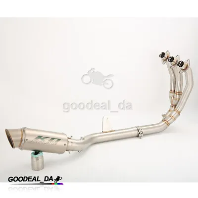 For Triumph Tiger 660 Trident 660 2022 2023 Header Exhaust 51mm Muffler Silencer • $338.42