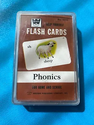 Vintage Whitman Phonics Flash Cards #4578 With Plastic Box • $9