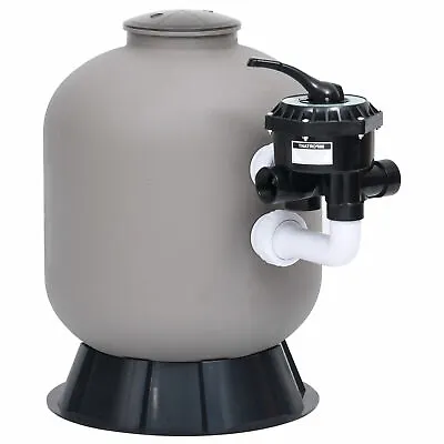 £322.36 • Buy Pool Sand Filter With Side Mount 6-Way  Grey O1Y0