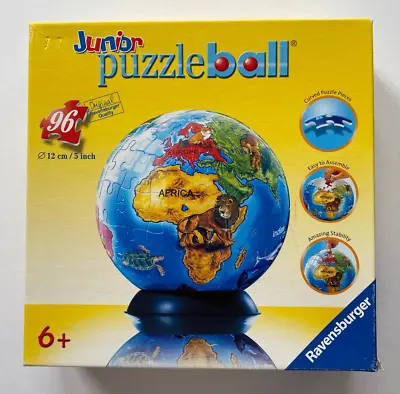 $10 • Buy Ravensburger Jr. Puzzleball 96 Piece 5”  World Globe Complete