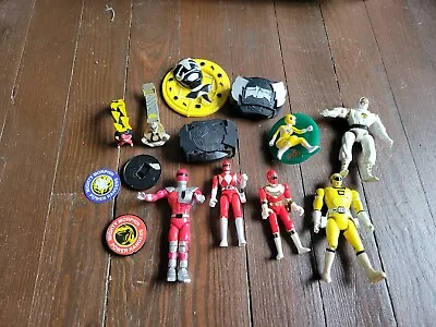 $22.50 • Buy Vintage Bandai Power Rangers Lot Figures Accessories Watches Parts 90s 1991 1997